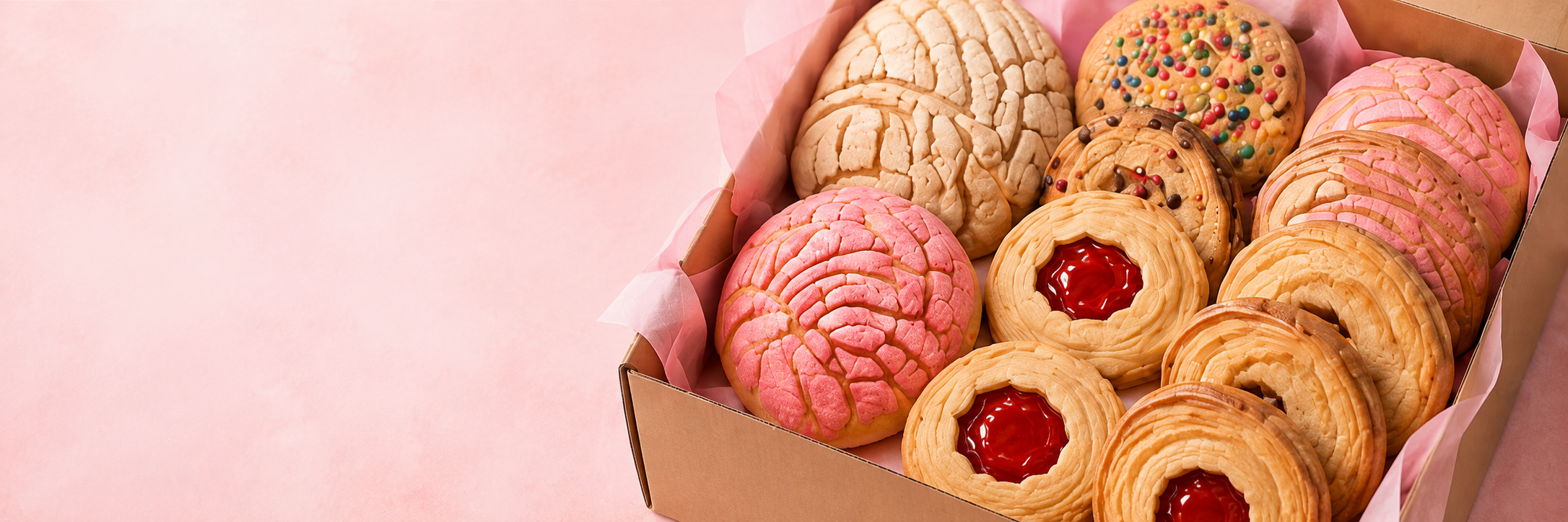 Lucy's fresh Mexican pastries
